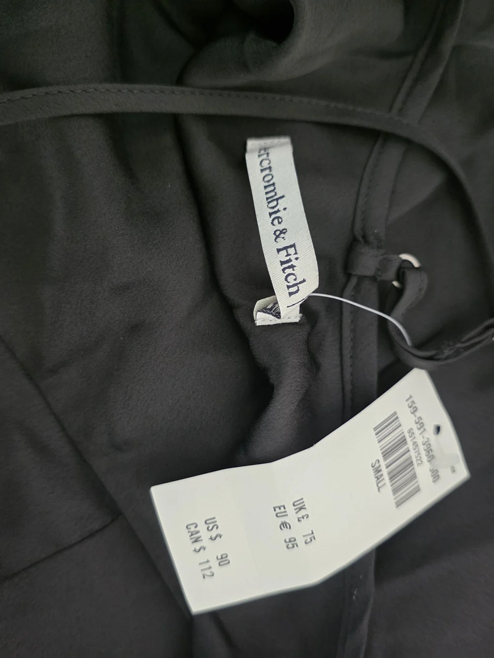 A&F Julia Slip Tie-Back Maxi Dress from Abercrombie & Fitch, Lined